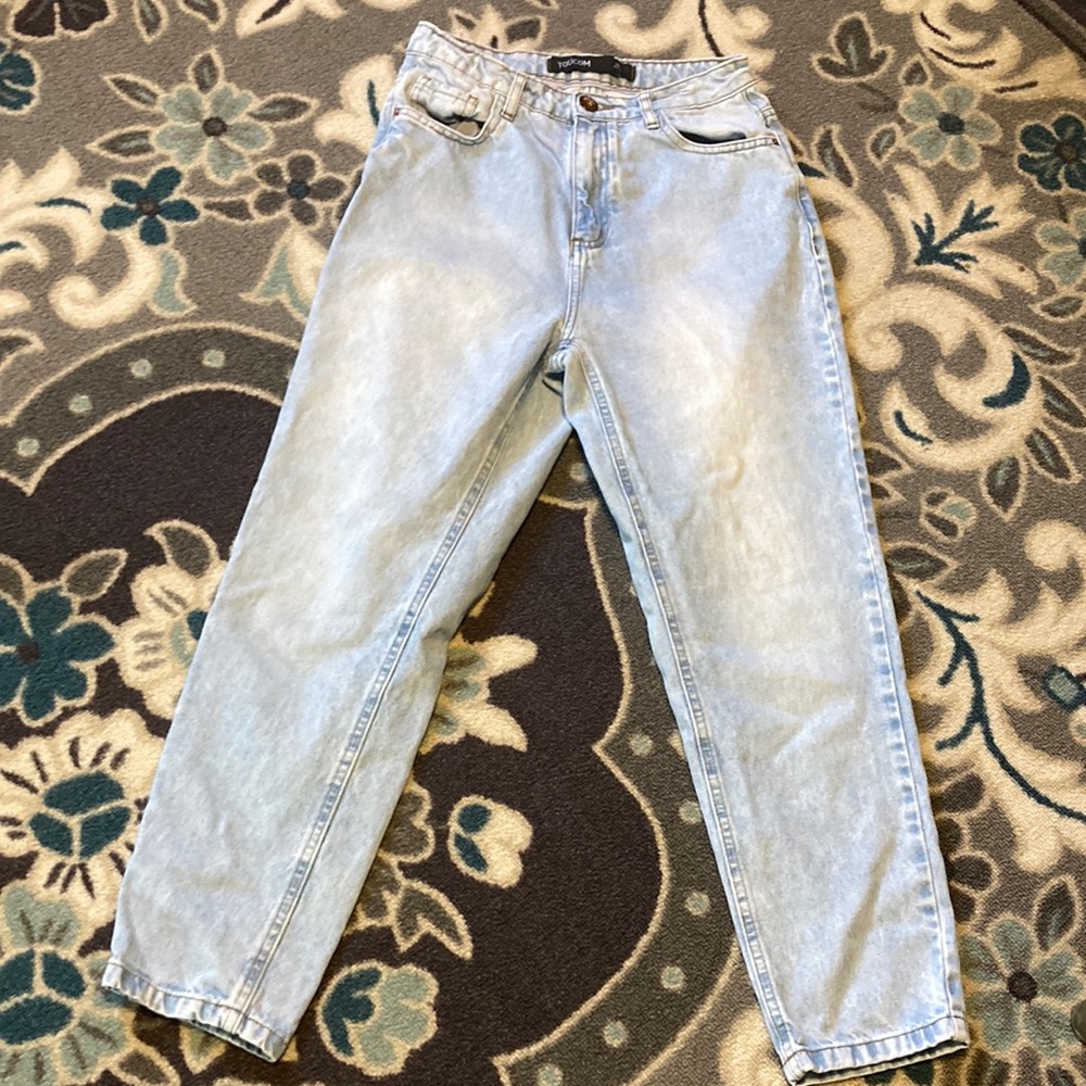Youcom mom jeans size 38 RUNS small